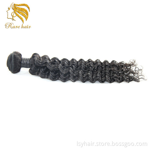 Lsy Wholesale Free Part/Middle Part/3Part Bundle Deals 3bundles With Lace Closure Deep Wave